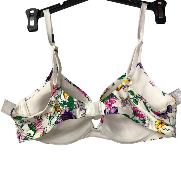 VICTORIA'S SECRET PUSH UP PLUNGE FLORAL BRA 36B NEW WITH TAG - Picture 5 of 7
